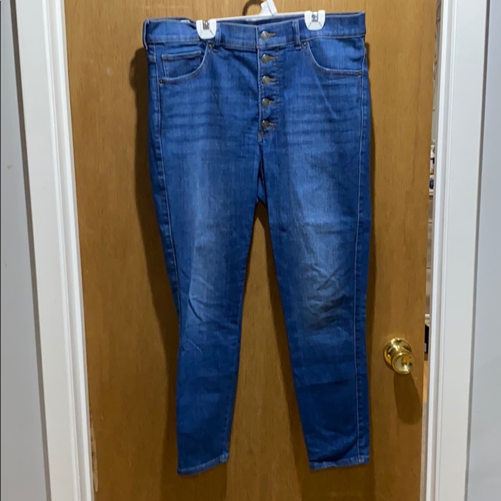 Express High Rise Ankle Leggings